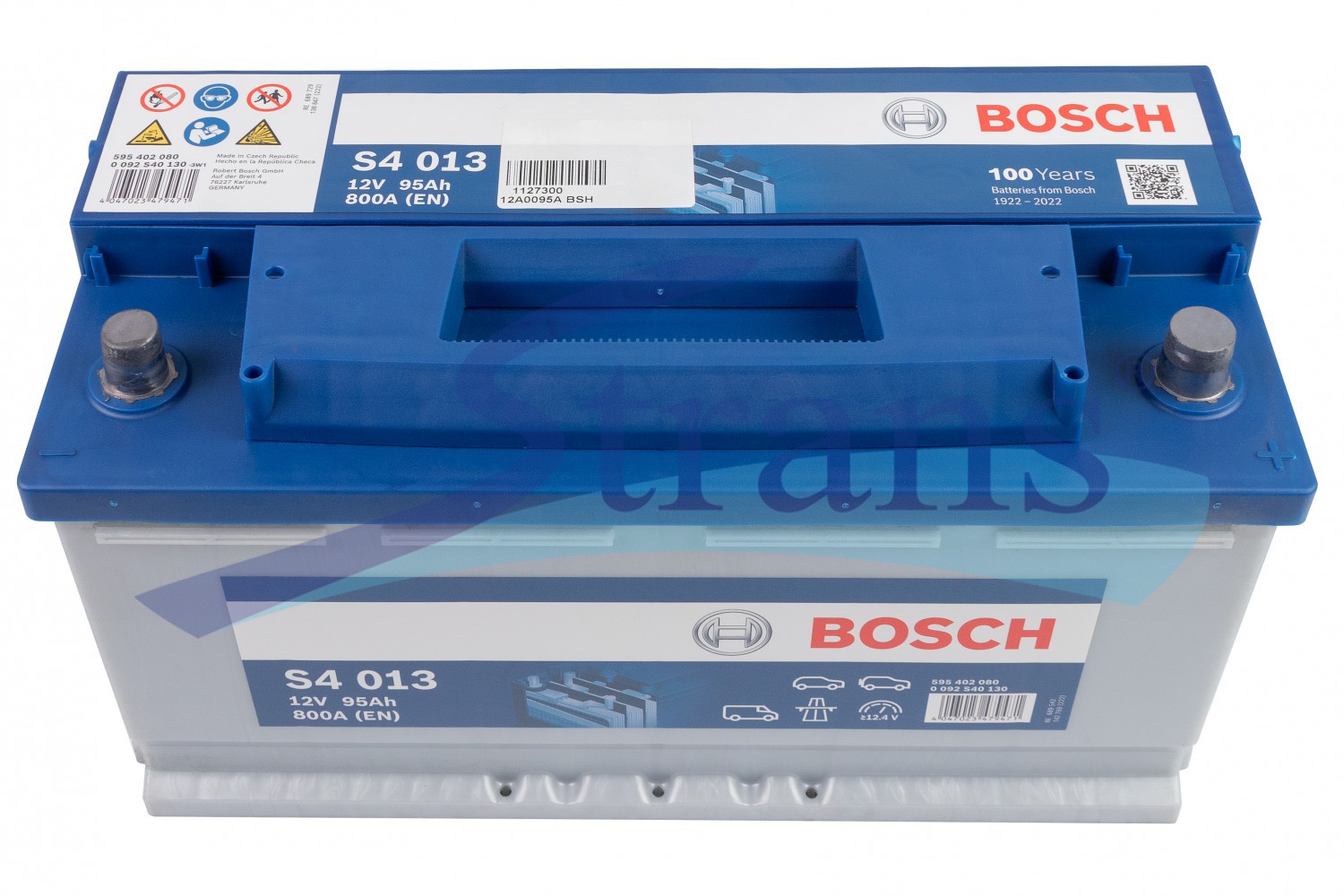 Акумулятор Bosch 12V 95Ah 800A S4 R+ 353*175*190Mm 0092S40130